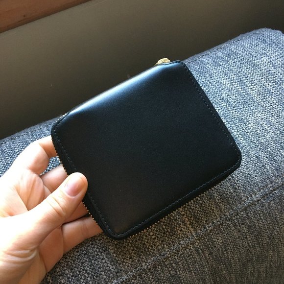 COMME DES GARÇONS WALLETS BLACK FULL ZIP BRAND NEW WITH TAGS - Picture 2 of 2